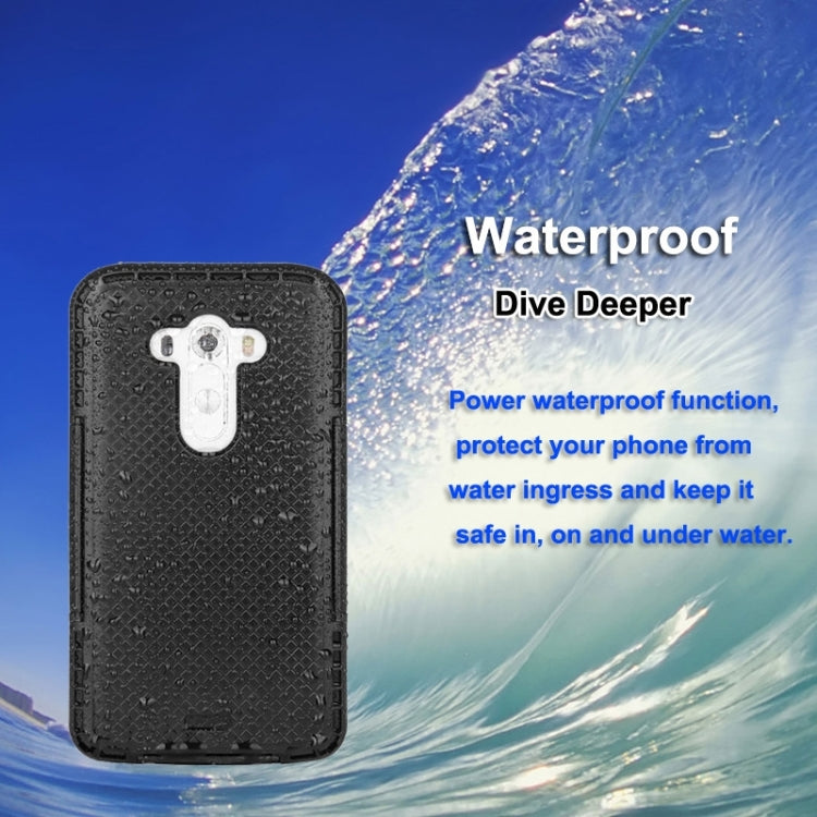 IPX8 Waterproof Dustproof Shockproof Protective Case with Lanyard for LG G3