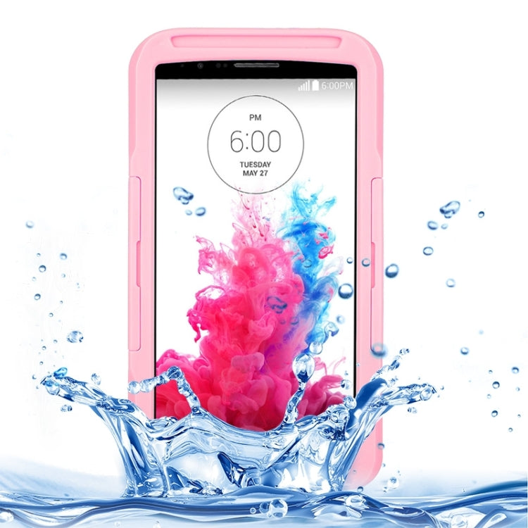 IPX8 Waterproof Dustproof Shockproof Protective Case with Lanyard for LG G3