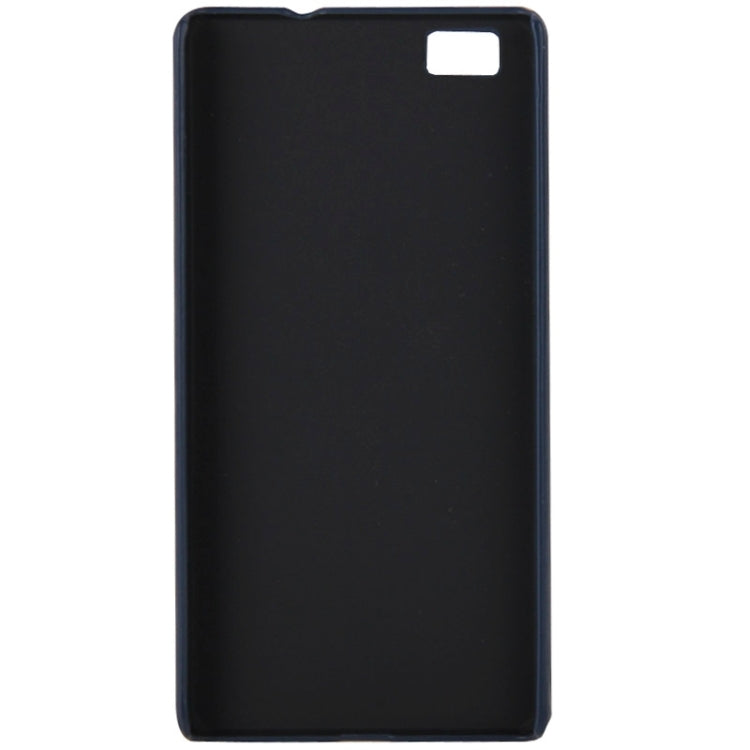 Leather Paste Skin Plastic Case with Card Slot & Holder for Huawei P8