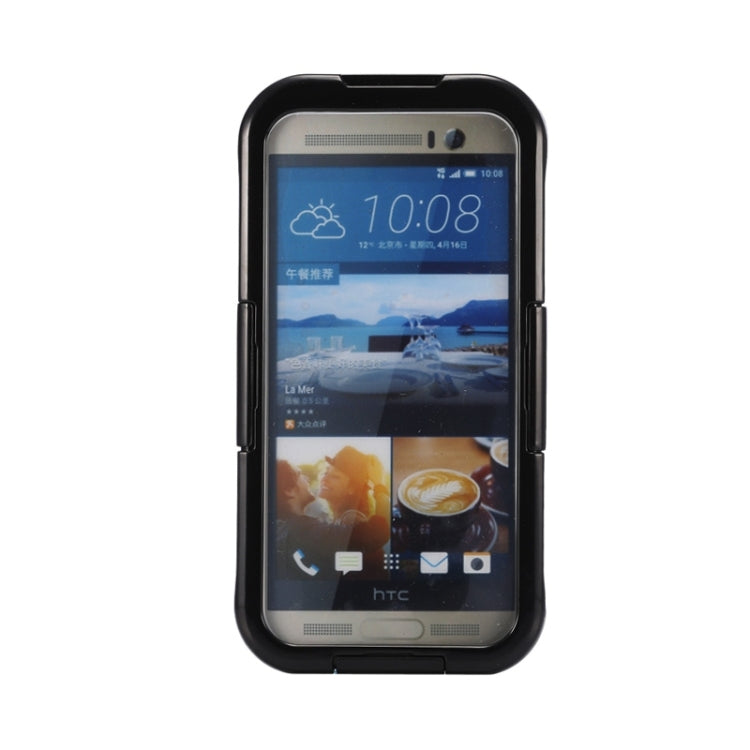 For HTC One M7 / M8 / M9 IPX8 Waterproof PVC Transparent Silicone Case with Lanyard