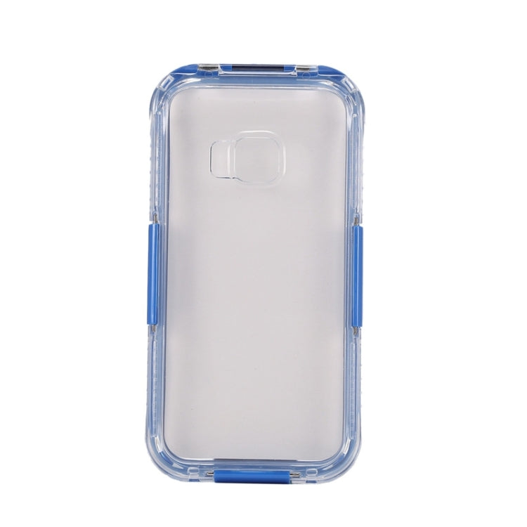 For HTC One M7 / M8 / M9 IPX8 Waterproof PVC Transparent Silicone Case with Lanyard