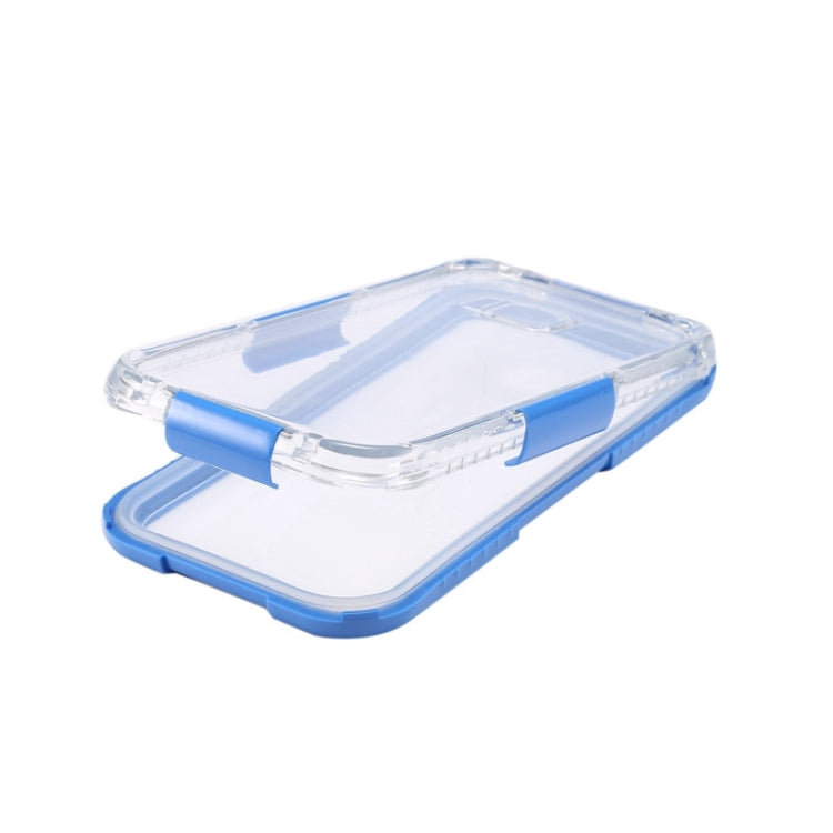 For HTC One M7 / M8 / M9 IPX8 Waterproof PVC Transparent Silicone Case with Lanyard