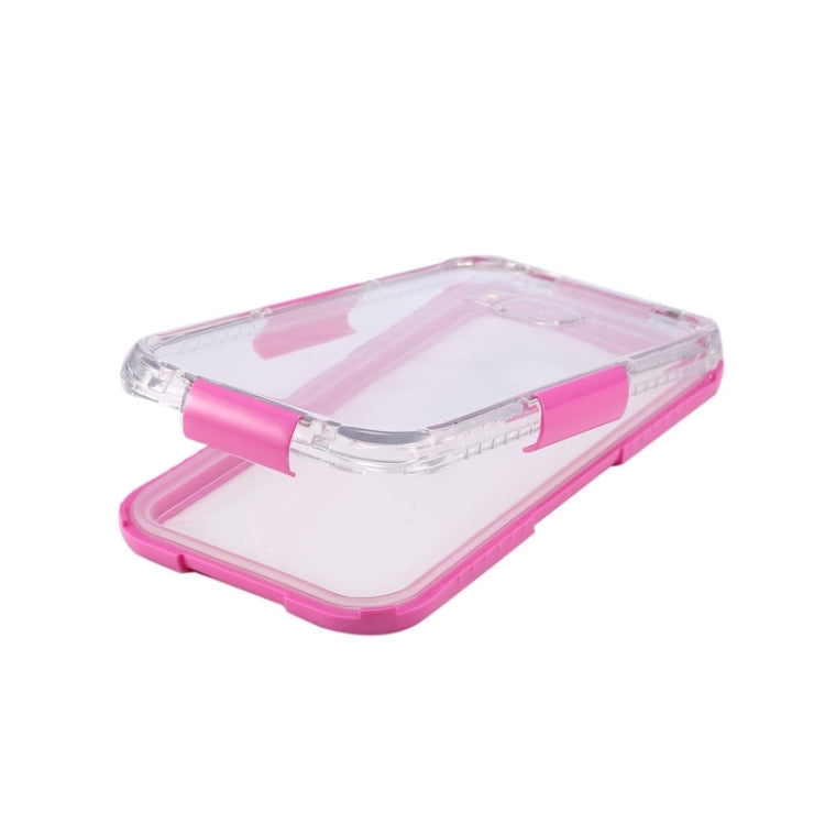 For HTC One M7 / M8 / M9 IPX8 Waterproof PVC Transparent Silicone Case with Lanyard