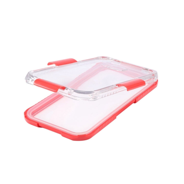 For HTC One M7 / M8 / M9 IPX8 Waterproof PVC Transparent Silicone Case with Lanyard