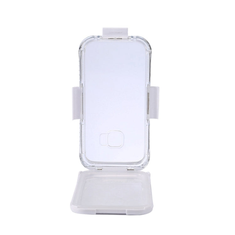 For HTC One M7 / M8 / M9 IPX8 Waterproof PVC Transparent Silicone Case with Lanyard