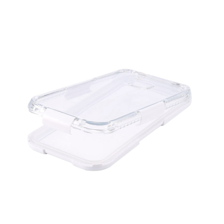 For HTC One M7 / M8 / M9 IPX8 Waterproof PVC Transparent Silicone Case with Lanyard