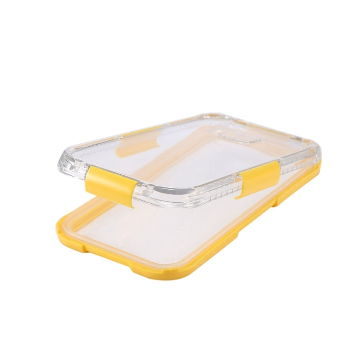 For HTC One M7 / M8 / M9 IPX8 Waterproof PVC Transparent Silicone Case with Lanyard