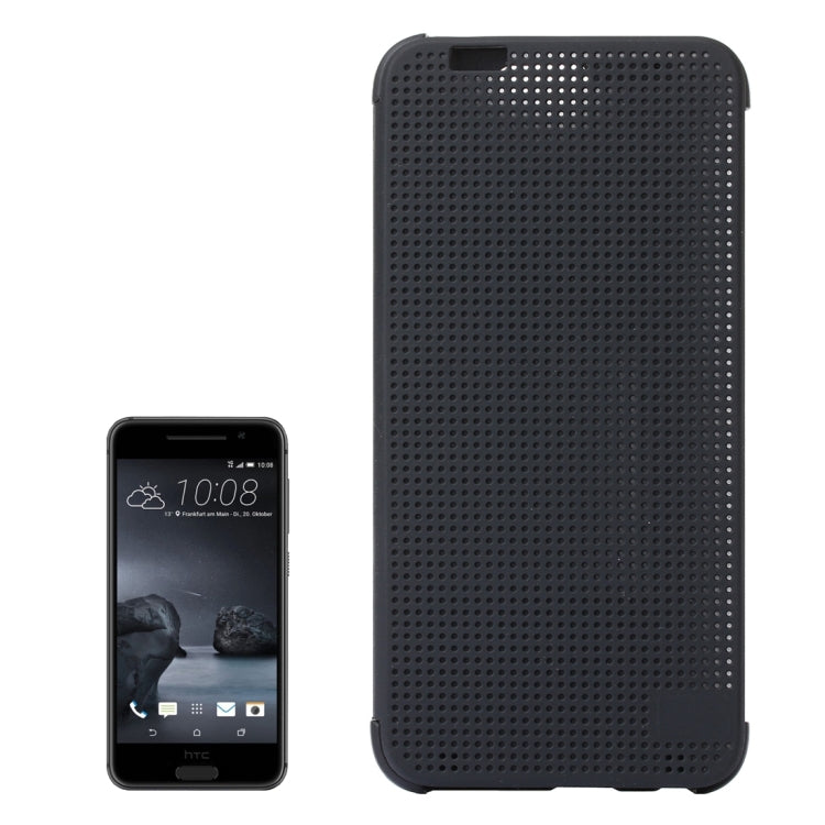 For HTC One A9 Mesh Horizontal Flip Silicon + PC Hard Case with Sleep / Wake-up Function