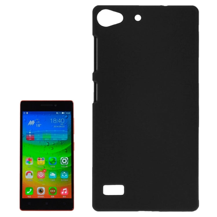 Pure Color Plastic Protective Case for Lenovo Vibe X2(Black)