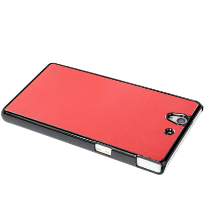 Metal Brushed Paste Plastic Case for Sony Xperia Z / L36H / C6603