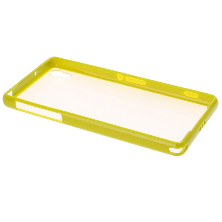 Transparent Plastic + TPU Frame Case for Sony Xperia Z1 / L39h