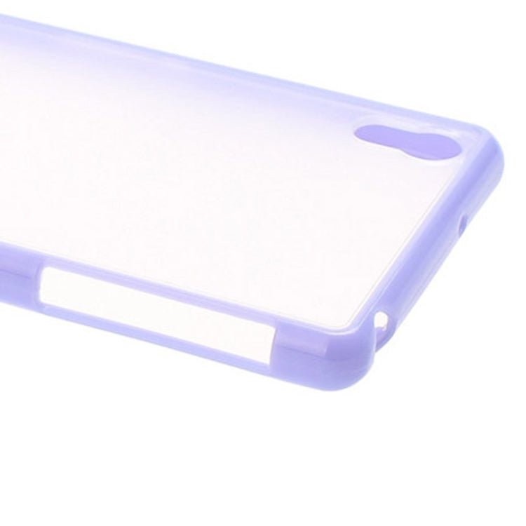 Transparent Plastic + TPU Frame Case for Sony Xperia Z1 / L39h