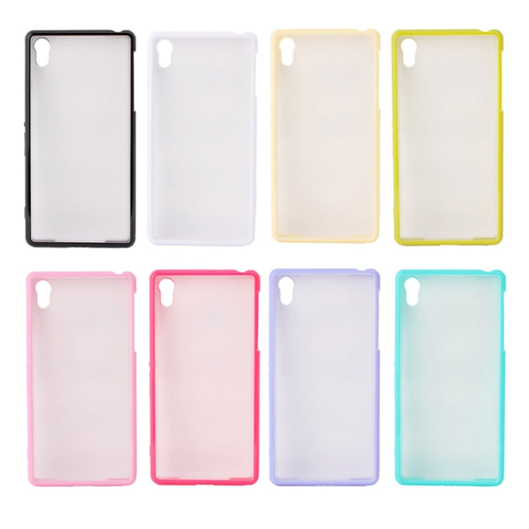 Transparent Plastic + TPU Frame Case for Sony Xperia Z1 / L39h