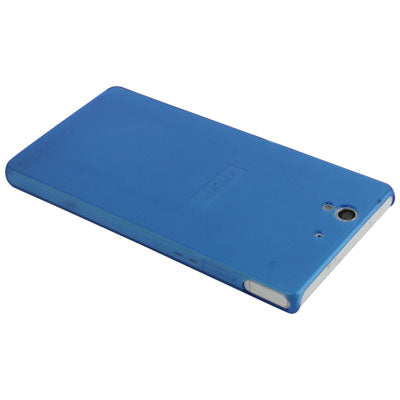 0.4mm Ultra Thin Translucent Plastic Case for Sony Xperia Z / L36H / Yuga C6603