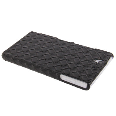 Weave Texture Plastic Case for Sony Xperia Z / L36H / C6603