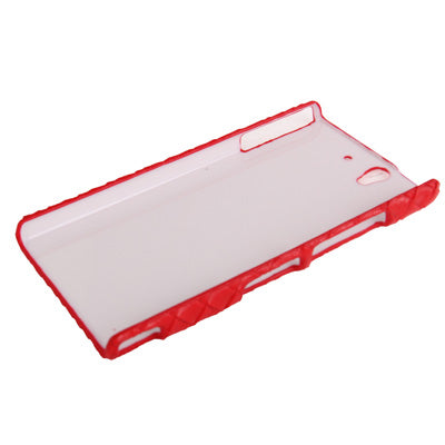 Weave Texture Plastic Case for Sony Xperia Z / L36H / C6603