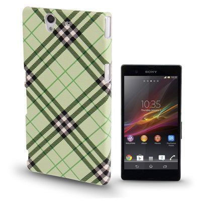 Gird Pattern Plastic Case for Sony Xperia Z / L36H / C6603