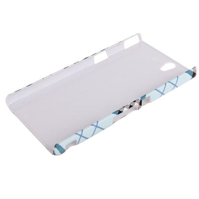 Gird Pattern Plastic Case for Sony Xperia Z / L36H / C6603