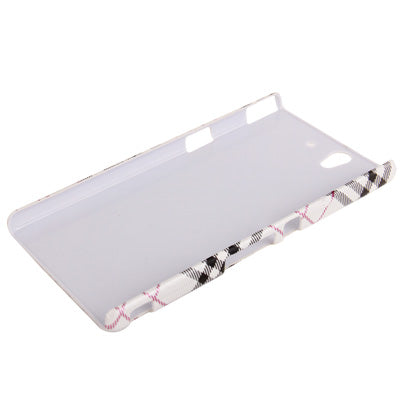 Gird Pattern Plastic Case for Sony Xperia Z / L36H / C6603