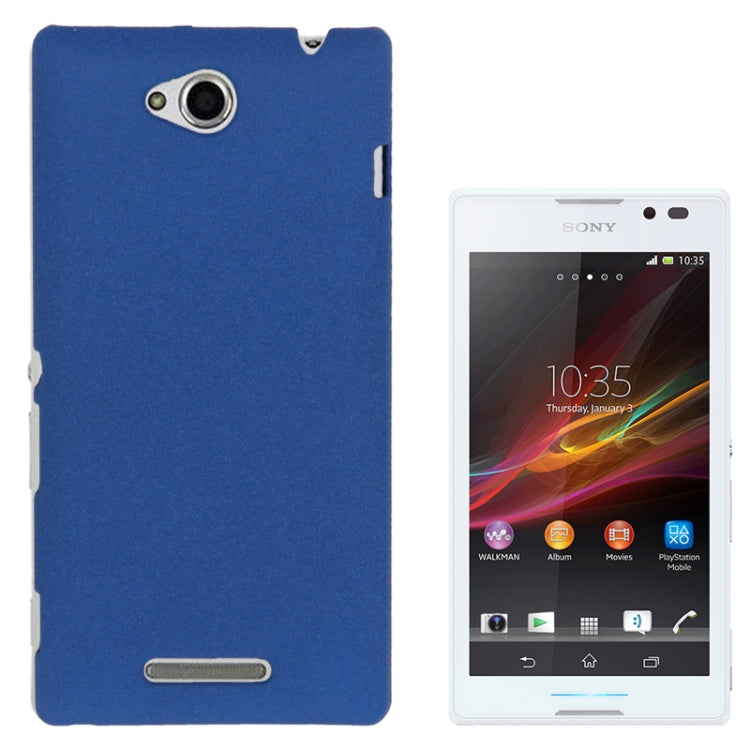 Frosted Plastic Protective Case for Sony Xperia C / S39h