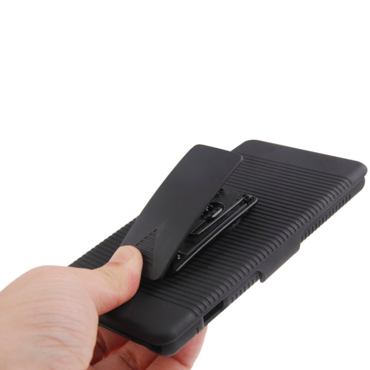 Plastic Case with 360 Degree Rotating Clip and Holder for Sony Xperia Z2 / L50w(Black)