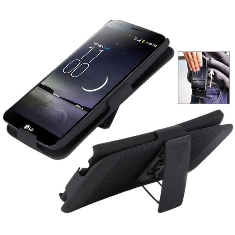 Plastic Case with 360 Degree Rotating Clip and Holder for LG G Flex / D958