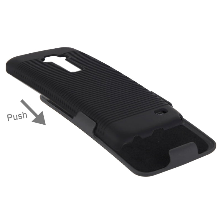 Plastic Case with 360 Degree Rotating Clip and Holder for LG G Flex / D958