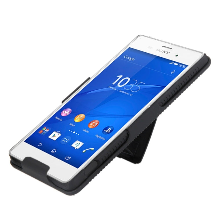 Plastic Case with 360 Degree Rotating Clip and Holder for Sony Xperia Z3 / D6653