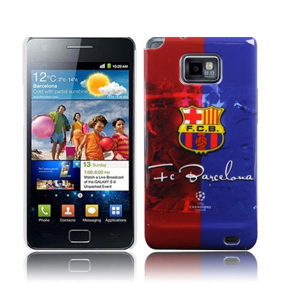 Barcelona Football Club Style Plastic Case for Galaxy S II / i9100
