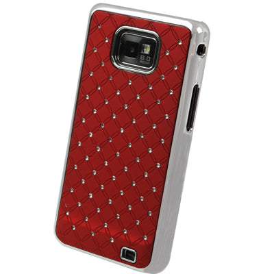 Luxury Bling Diamond Plastic Hard Back Case Cover for Galaxy S II / i9100