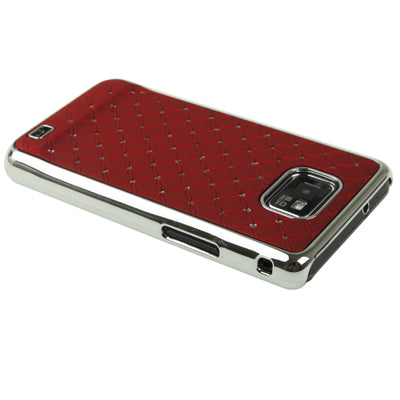 Luxury Bling Diamond Plastic Hard Back Case Cover for Galaxy S II / i9100