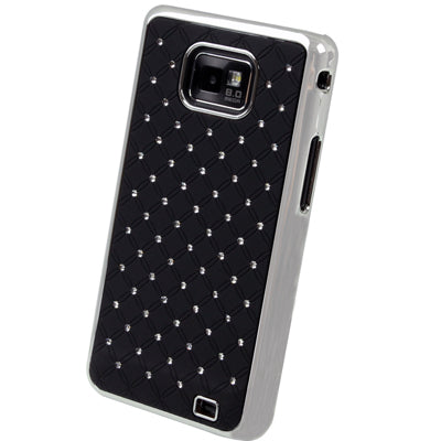 Luxury Bling Diamond Plastic Hard Back Case Cover for Galaxy S II / i9100