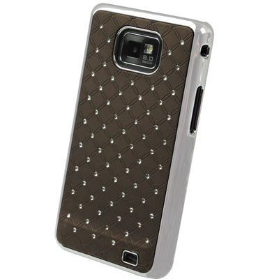 Luxury Bling Diamond Plastic Hard Back Case Cover for Galaxy S II / i9100