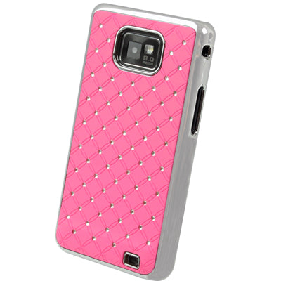 Luxury Bling Diamond Plastic Hard Back Case Cover for Galaxy S II / i9100
