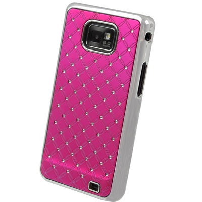 Luxury Bling Diamond Plastic Hard Back Case Cover for Galaxy S II / i9100
