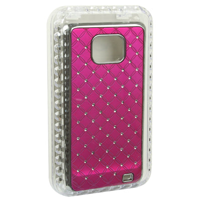 Luxury Bling Diamond Plastic Hard Back Case Cover for Galaxy S II / i9100