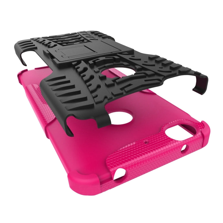 2 in 1 Double Colored Tire Texture Combination Case with Separable Black Holder For Letv Le 1s