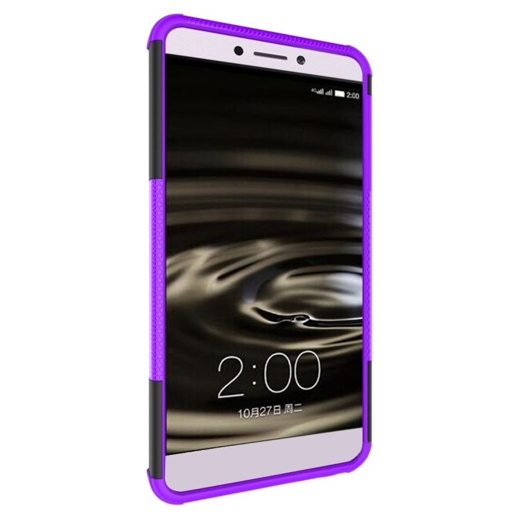 2 in 1 Double Colored Tire Texture Combination Case with Separable Black Holder For Letv Le 1s