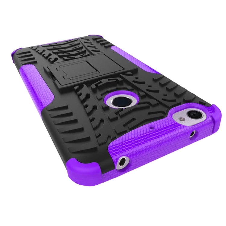 2 in 1 Double Colored Tire Texture Combination Case with Separable Black Holder For Letv Le 1s