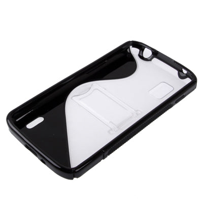 S Line Plastic Case with Holder for LG Nexus 4 / E960