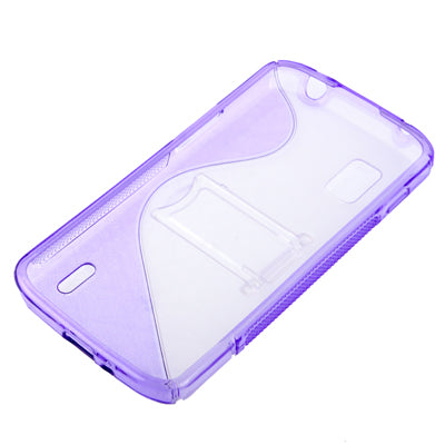 S Line Plastic Case with Holder for LG Nexus 4 / E960