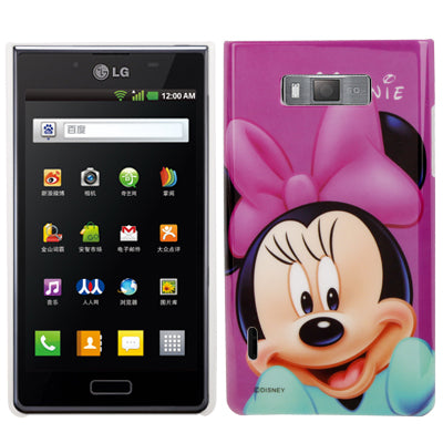 MICKEY Mouse Pattern Plastic Case for LG P705 / L7