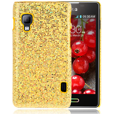 Fashion Shimmering Powder Pasted Skin Plastic Case