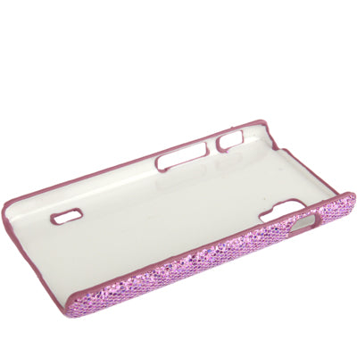 Fashion Shimmering Powder Pasted Skin Plastic Case
