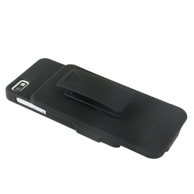 2 in 1 360 Degree Rotation Plastic Case with Belt Clip & Holder for Blackberry Z10(Black)