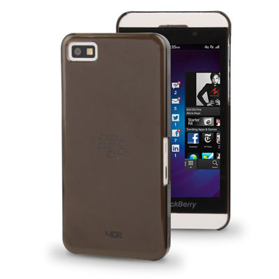 Translucent Pure Color Crystal Case for BlackBerry Z10(Coffee)