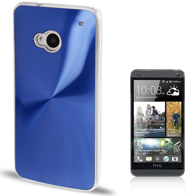 CD Texture Metal Paste Skin Crystal Case for HTC One / M7