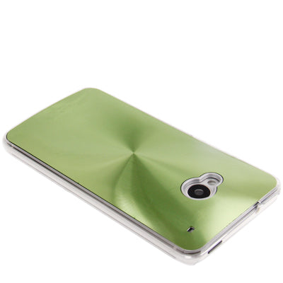 CD Texture Metal Paste Skin Crystal Case for HTC One / M7
