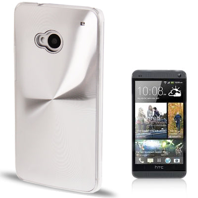 CD Texture Metal Paste Skin Crystal Case for HTC One / M7