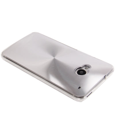 CD Texture Metal Paste Skin Crystal Case for HTC One / M7